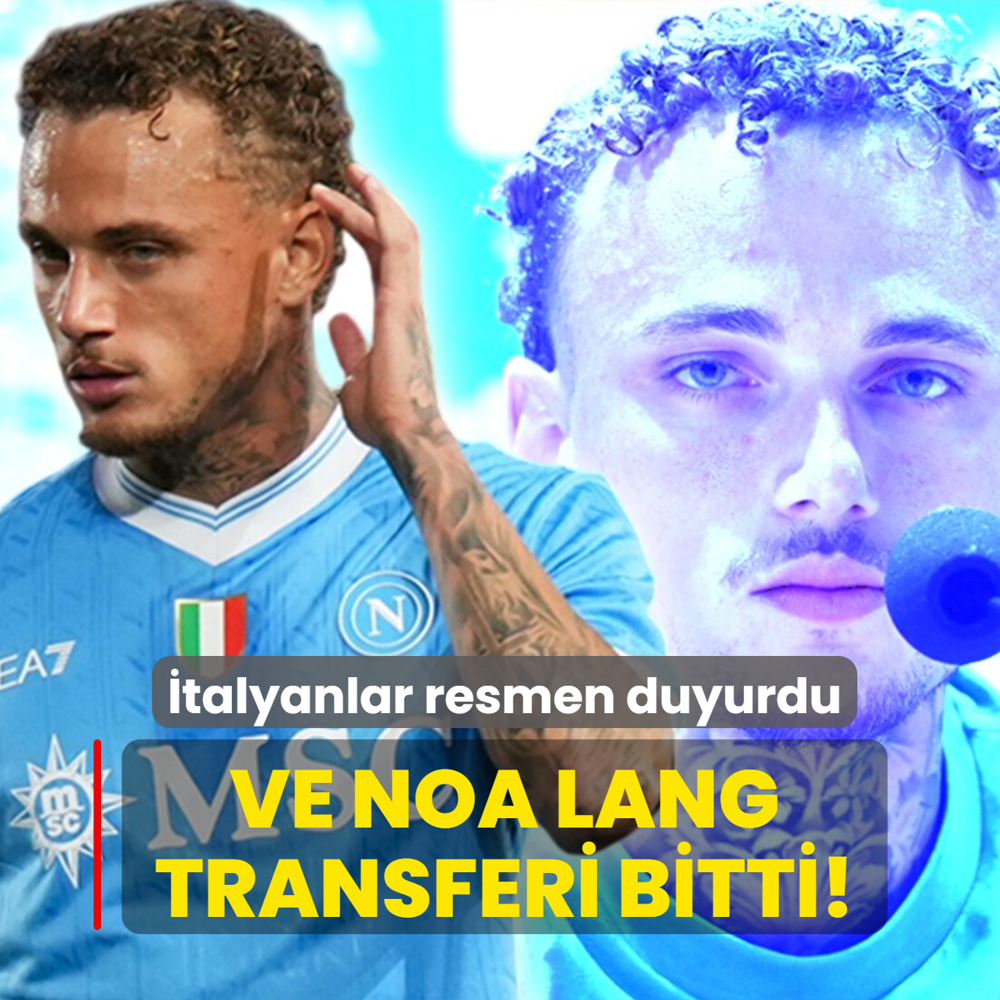 Ve Noa Lang transferi bitti! �talyanlar resmen duyurdu