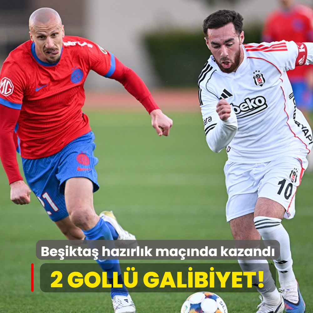 2 goll� galibiyet! Be�ikta� haz�rl�k ma��nda kazand�