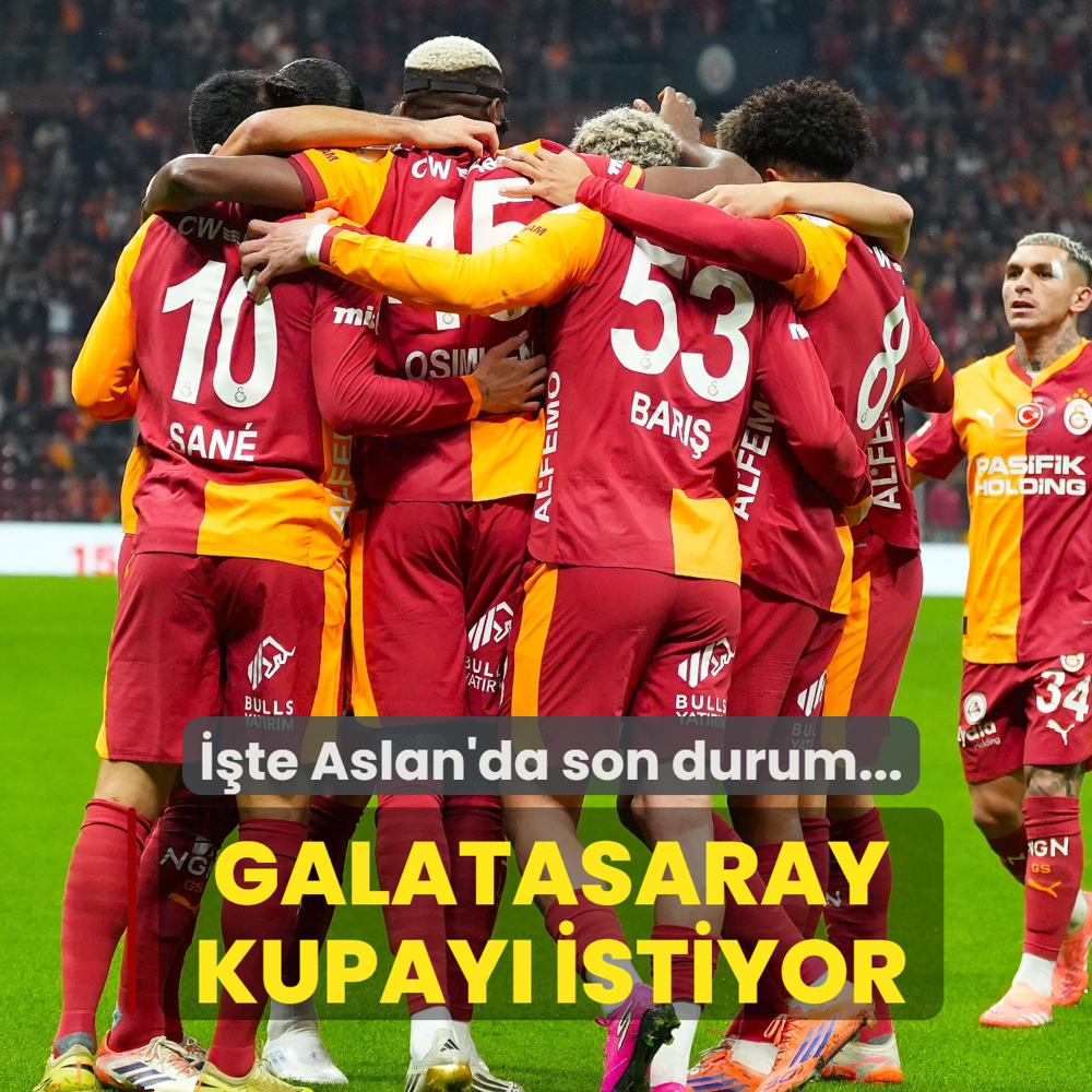 Galatasaray, Turkcell S�per Kupa i�in Fenerbah�e ile kar��la�acak! ��te Aslan'da son durum...