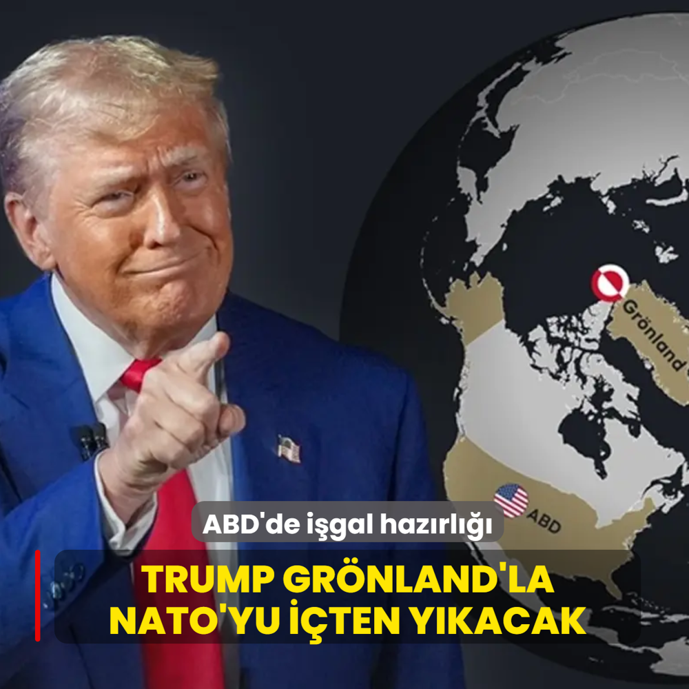 Trump Gr�nland'la NATO'yu i�ten y�kacak! ABD'de i�gal haz�rl���
