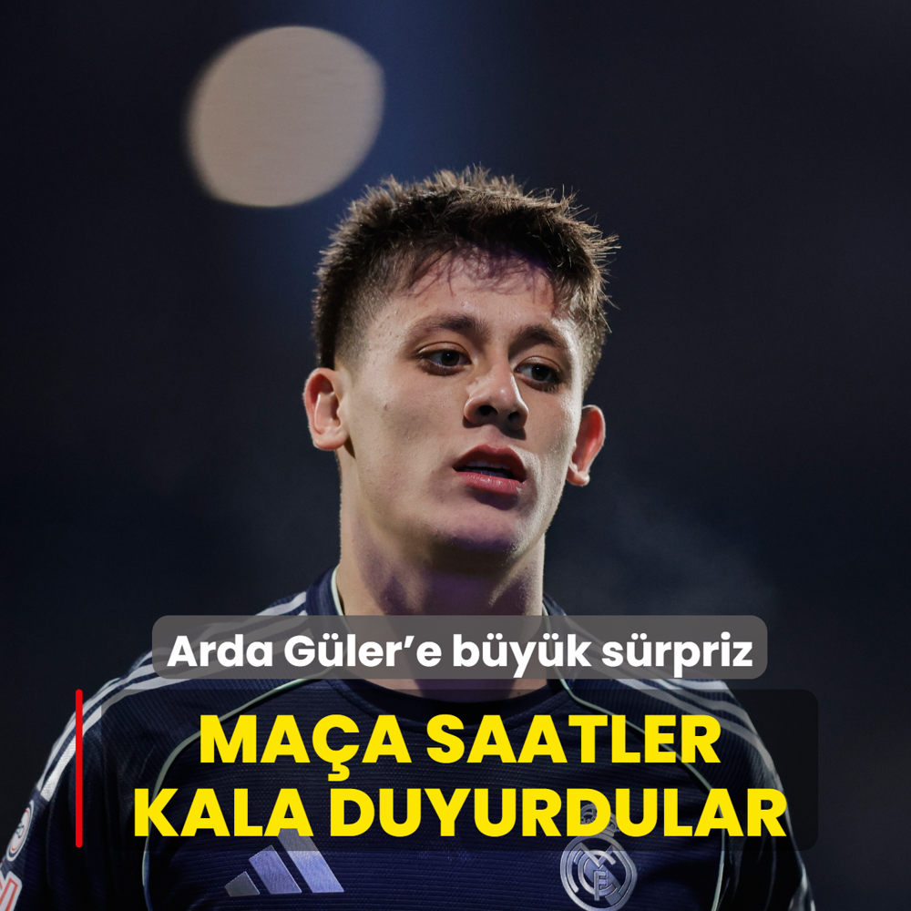 Ma�a saatler kala duyurdular! Arda G�ler'e b�y�k s�rpriz