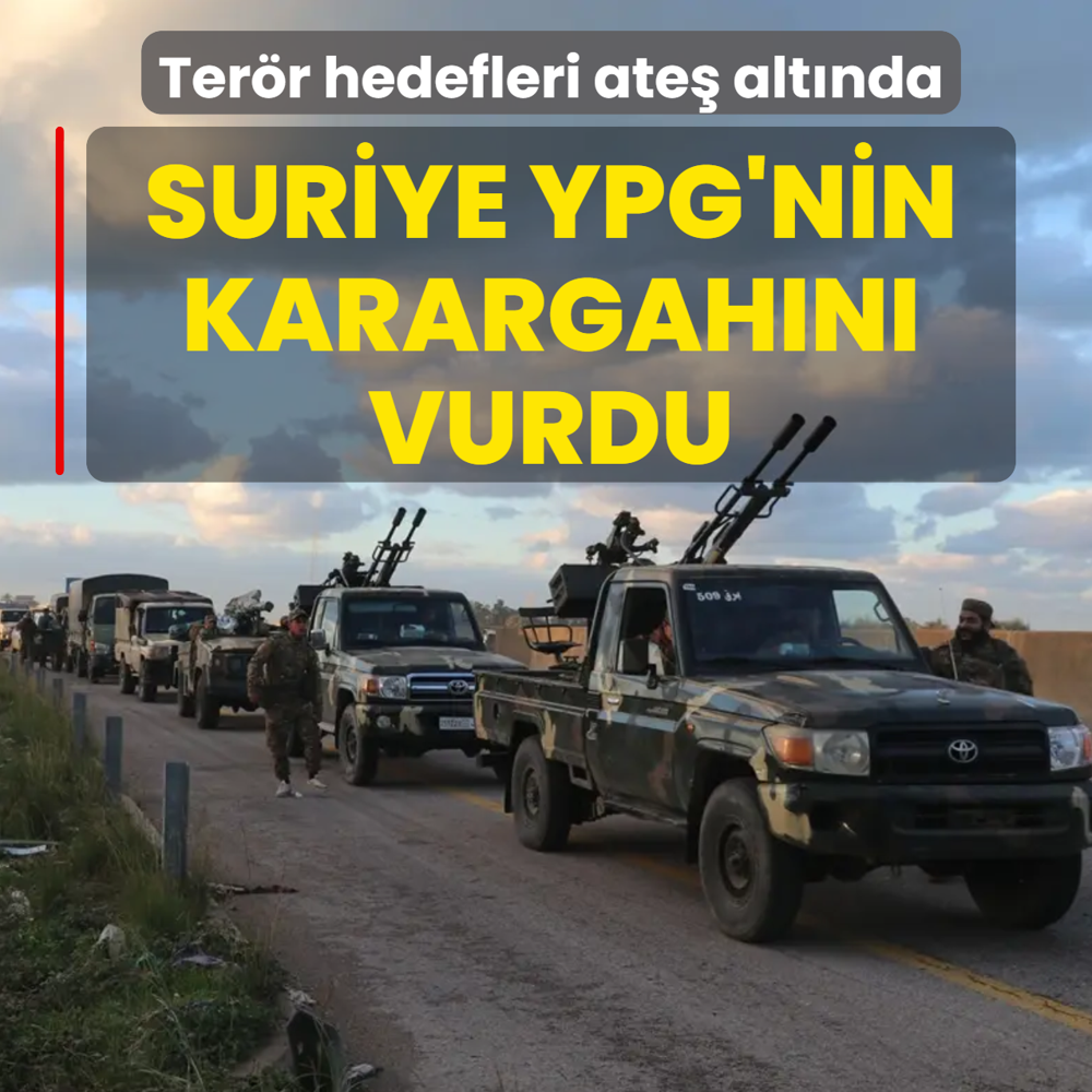 Suriye ordusu YPG'nin karargah�n� vurdu