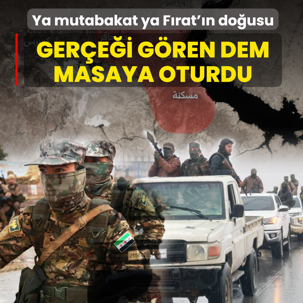 Ya mutabakat ya F�rat'�n do�usu! Ger�e�i g�ren DEM masaya oturdu