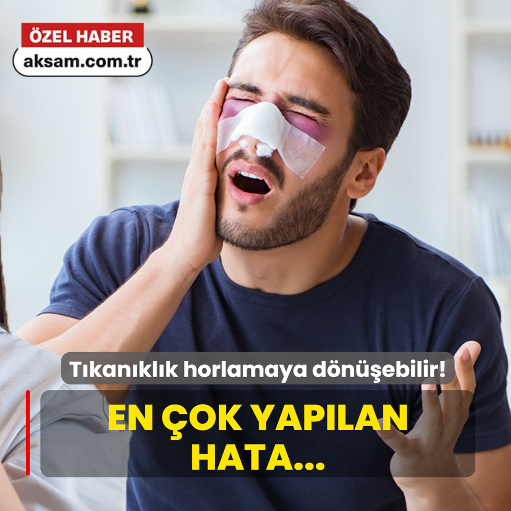 Burun t�kan�kl��� horlamaya d�n��ebilir! Uzman� burun esteti�inde en �ok yap�lan hatay� a��klad�