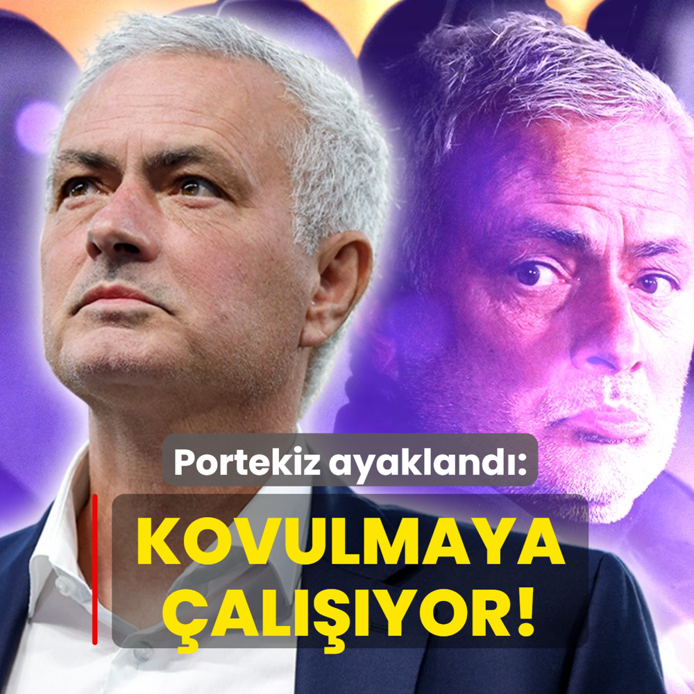 Portekiz ayakland�: Jose Mourinho kendisini kovdurmaya �al���yor!
