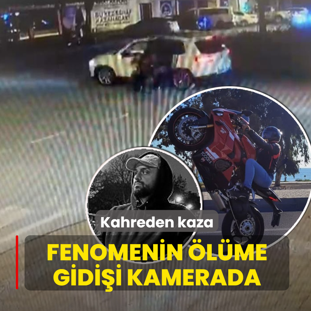 Kahreden kaza! Fenomenin �l�me gidi�i kamerada