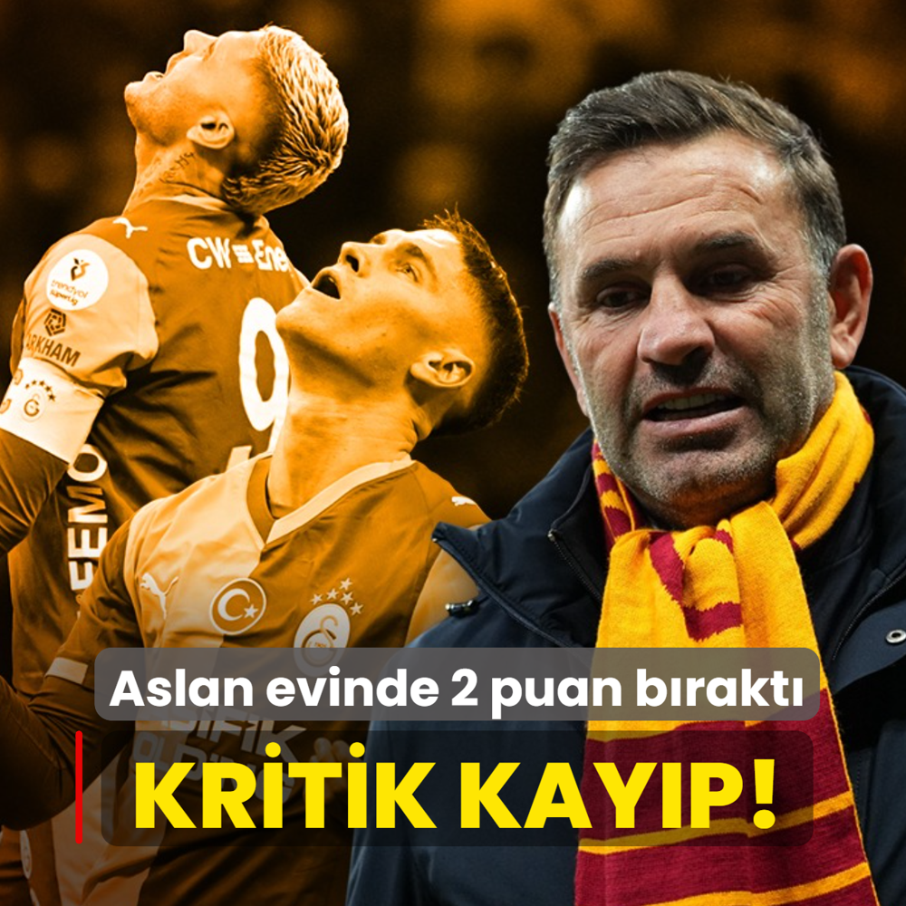 Kritik kay�p! Aslan evinde 2 puan b�rakt�