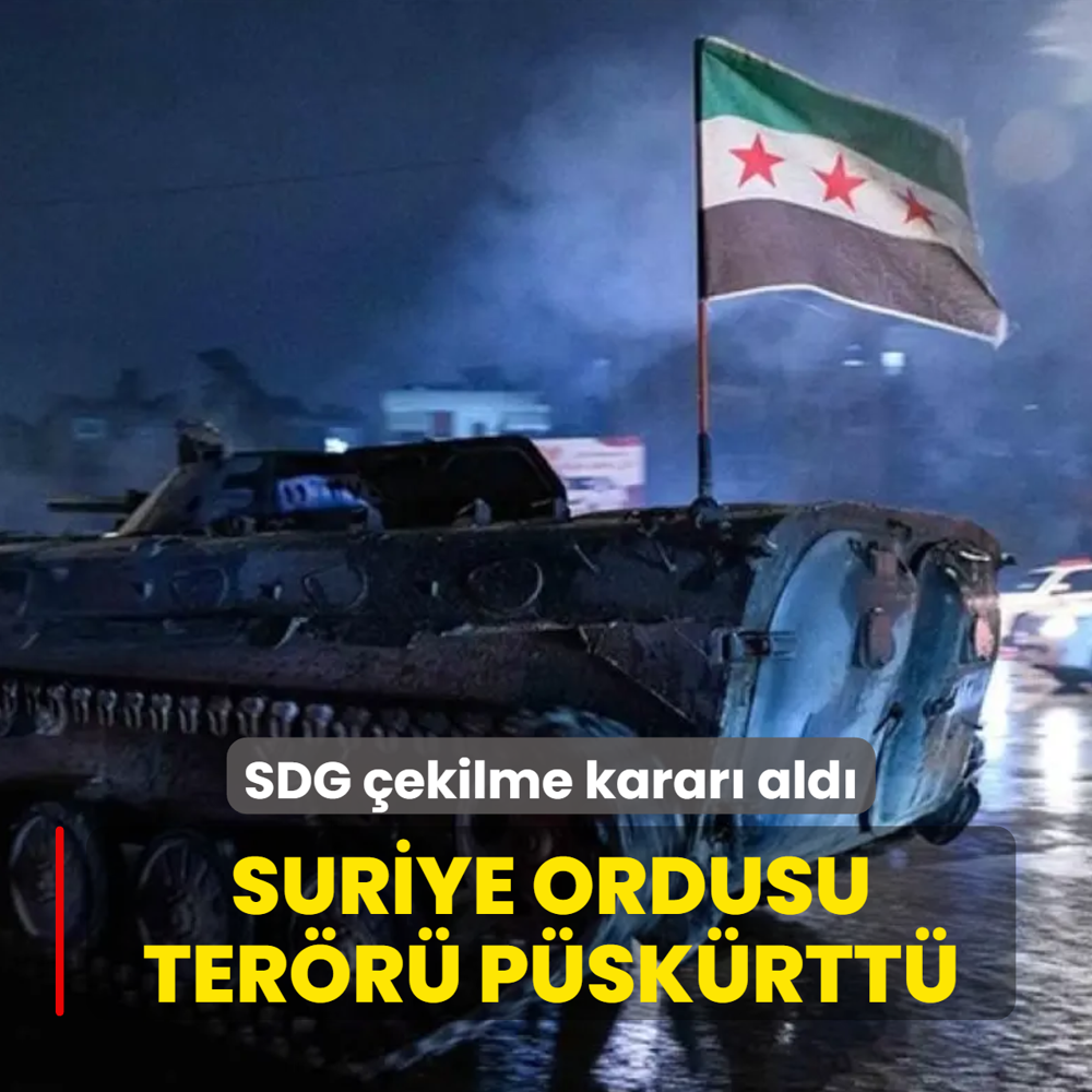 Suriye ordusu ter�r� p�sk�rtt�! SDG F�rat'�n do�usuna �ekilme karar� ald�