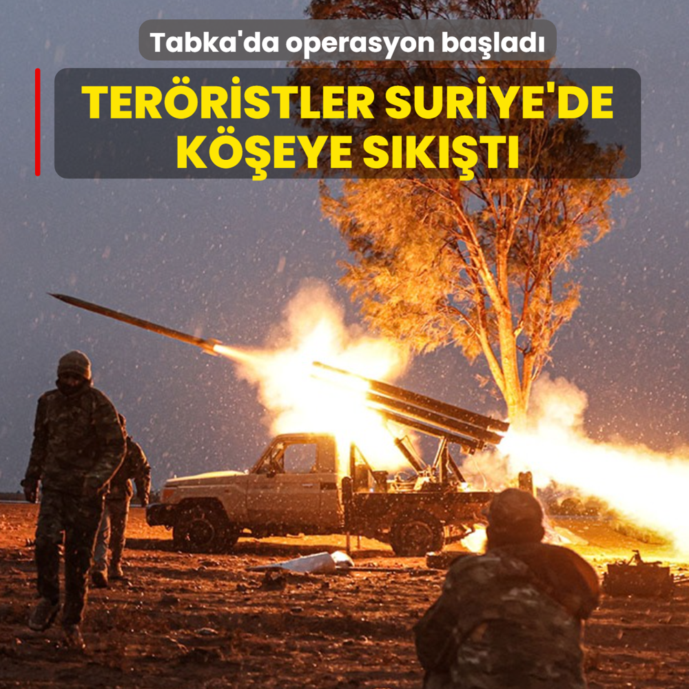Ter�ristler Suriye'de k��eye s�k��t�... Tabka'da operasyon ba�lad�