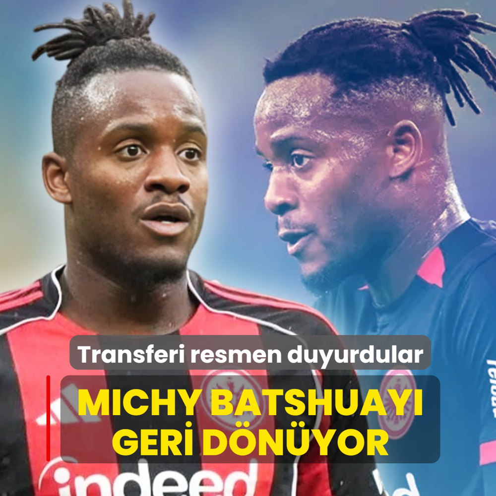 Transferi resmen duyurdular! Michy Batshuayi geri d�n�yor