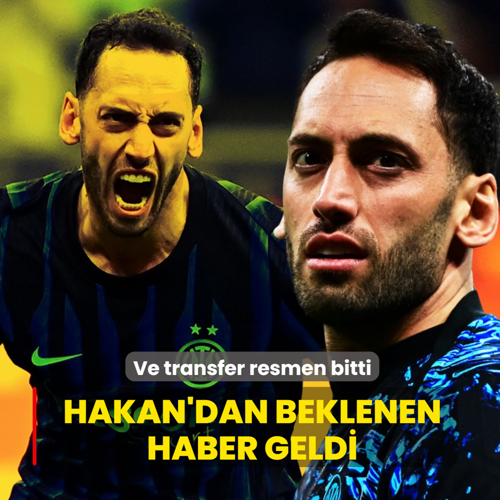 Ve transfer resmen bitti! Hakan �alhano�lu'nu duyurdular