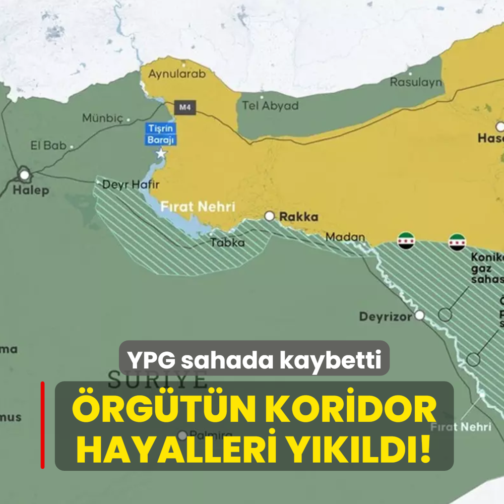 Ter�r �rg�t�n�n koridor hayalleri y�k�ld�! YPG sahada kaybetti