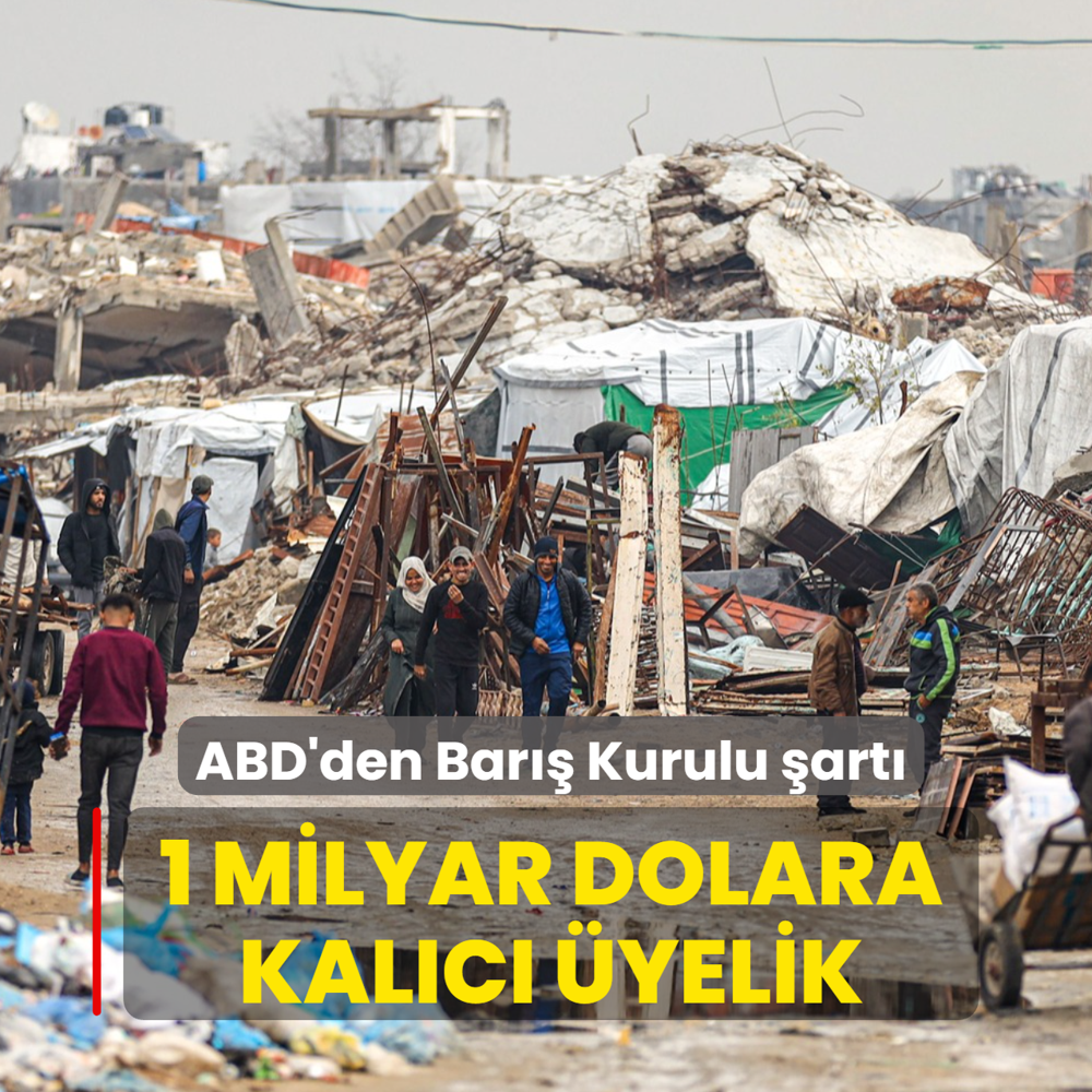 ABD'den Bar�� Kurulu �art�: 1 milyar dolara kal�c� �yelik