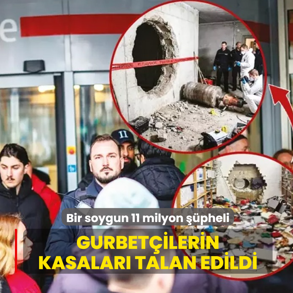 Bir soygun 11 milyon ��pheli!