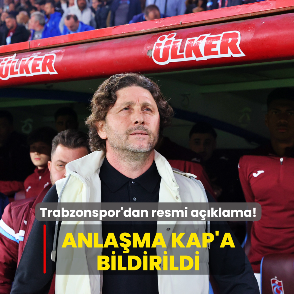 Trabzonspor'dan resmi a��klama! Fatih Tekke anla�mas� KAP'a bildirildi