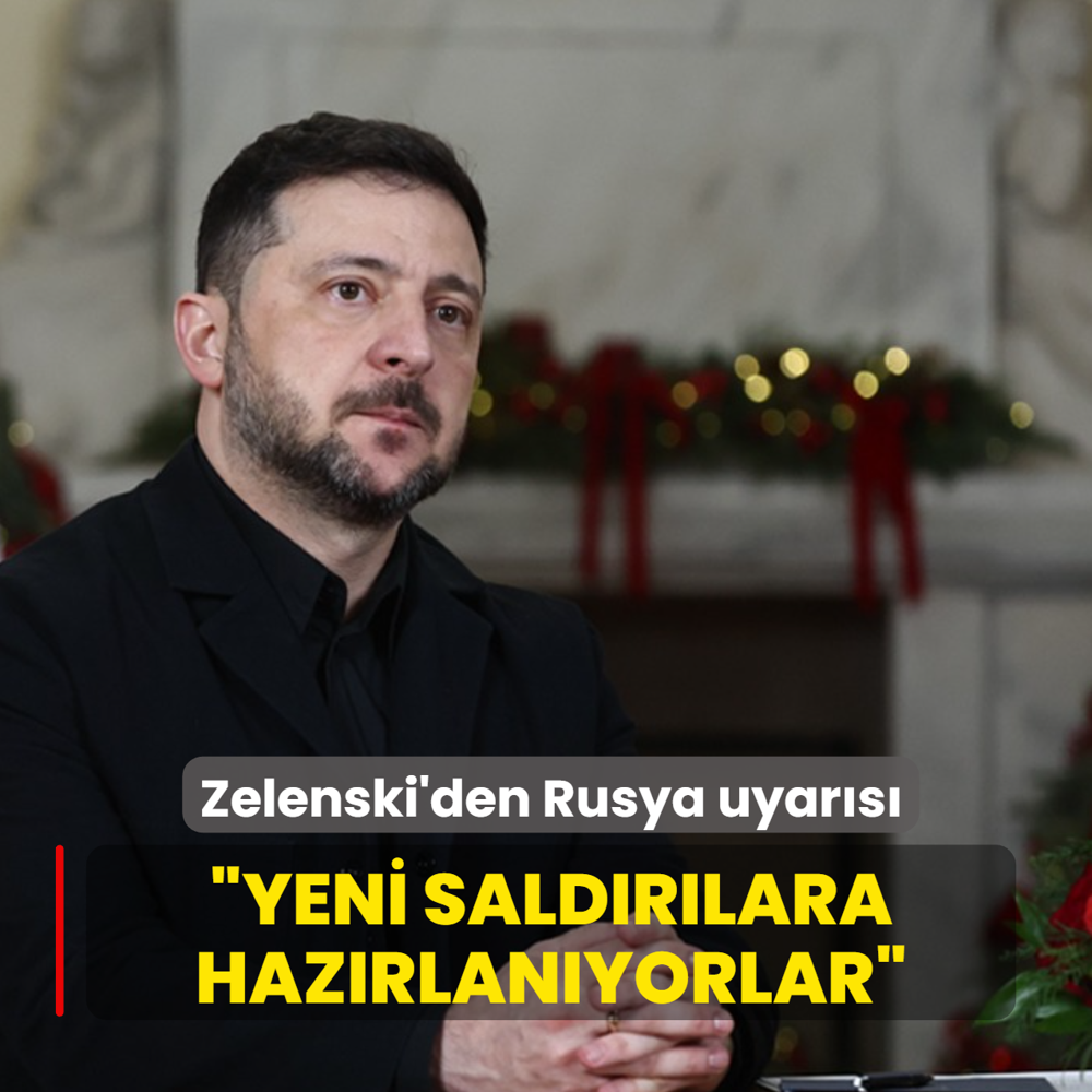 Zelenski'den Rusya uyar�s�: Yeni sald�r�lara haz�rlan�yorlar