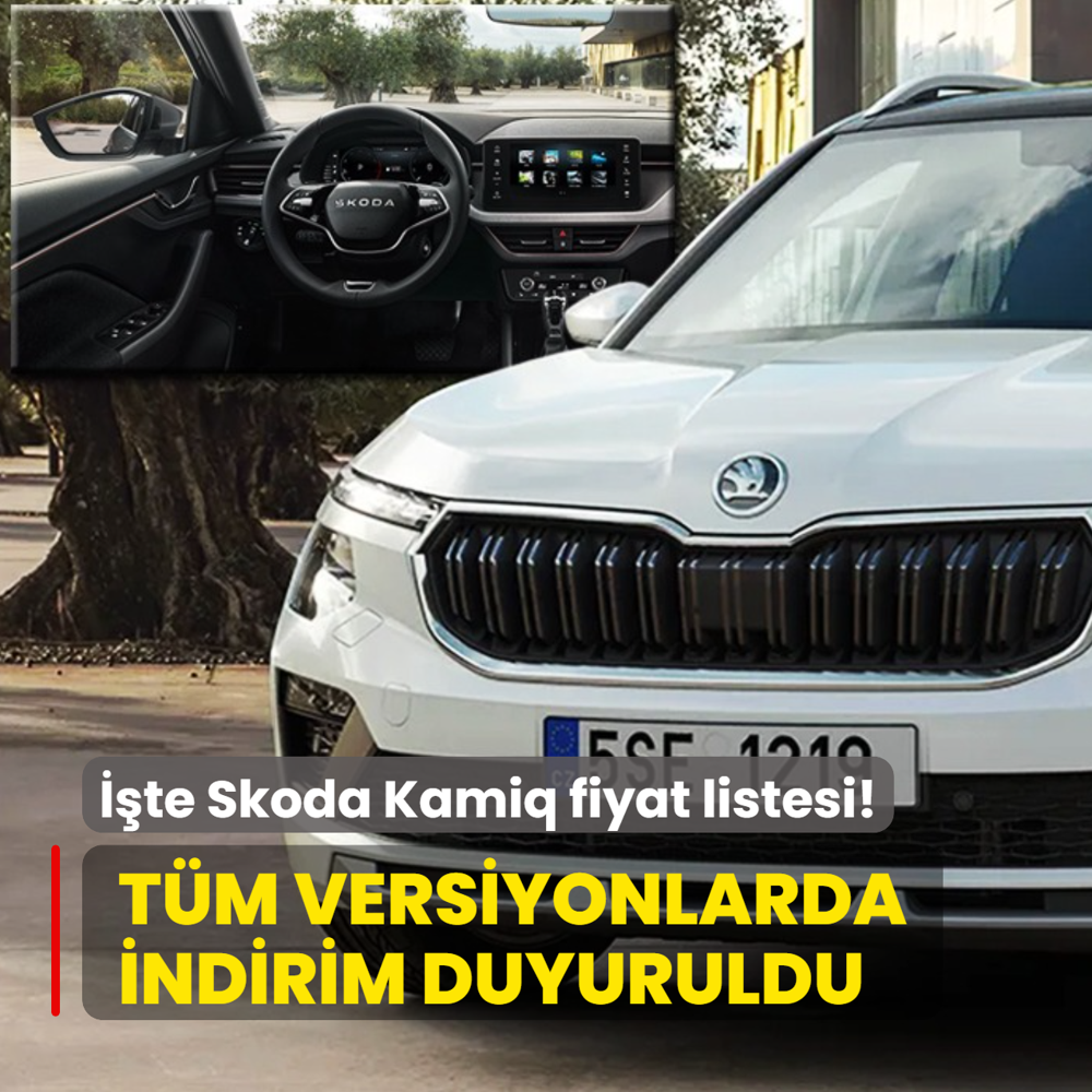 Skoda duyurdu: SUV alacaklar baks�n! T�m Kamiq ara�larda indirim... ��te fiyat listesi!