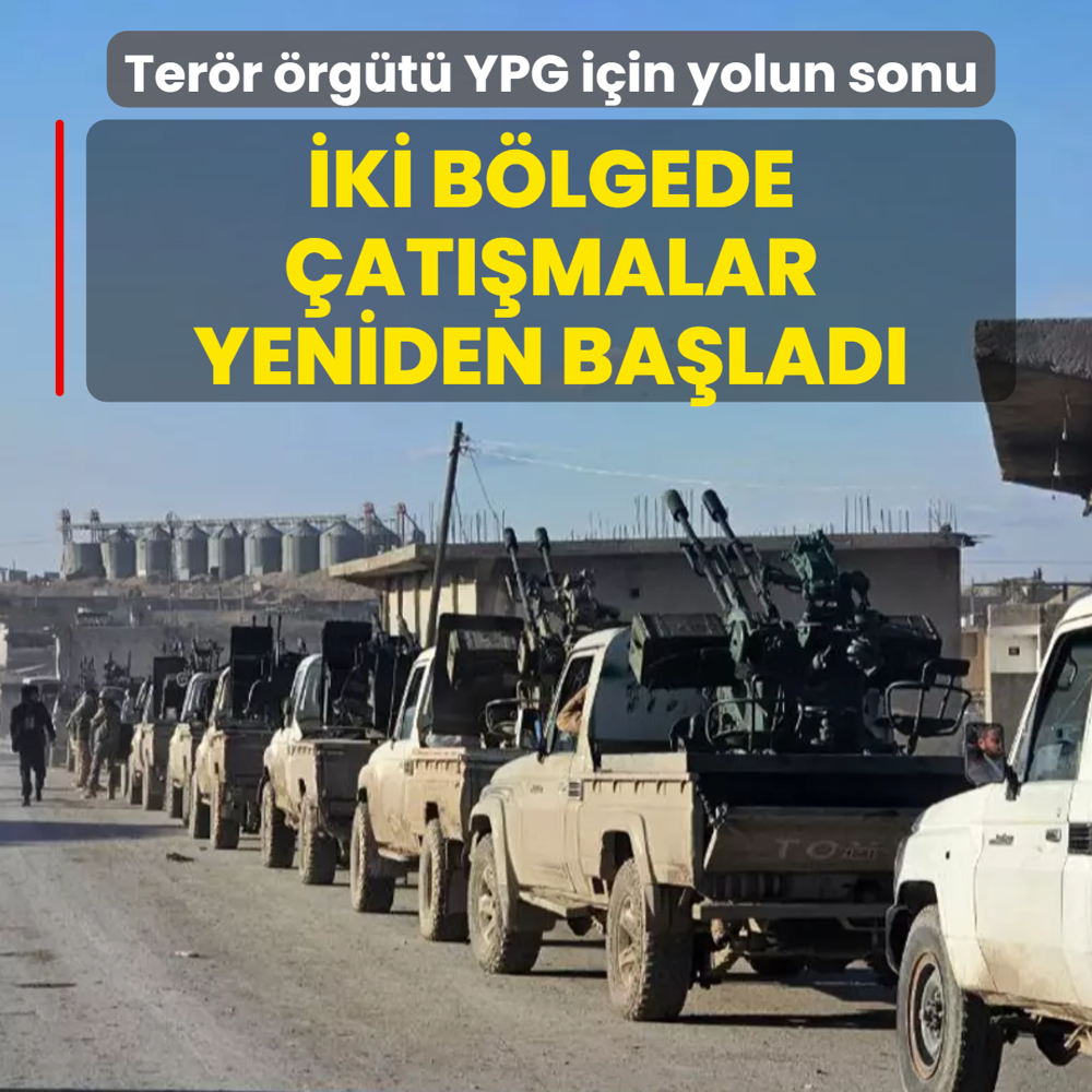 Ter�r �rg�t� YPG i�in yolun sonu: �ki b�lgede �at��malar yeniden ba�lad�