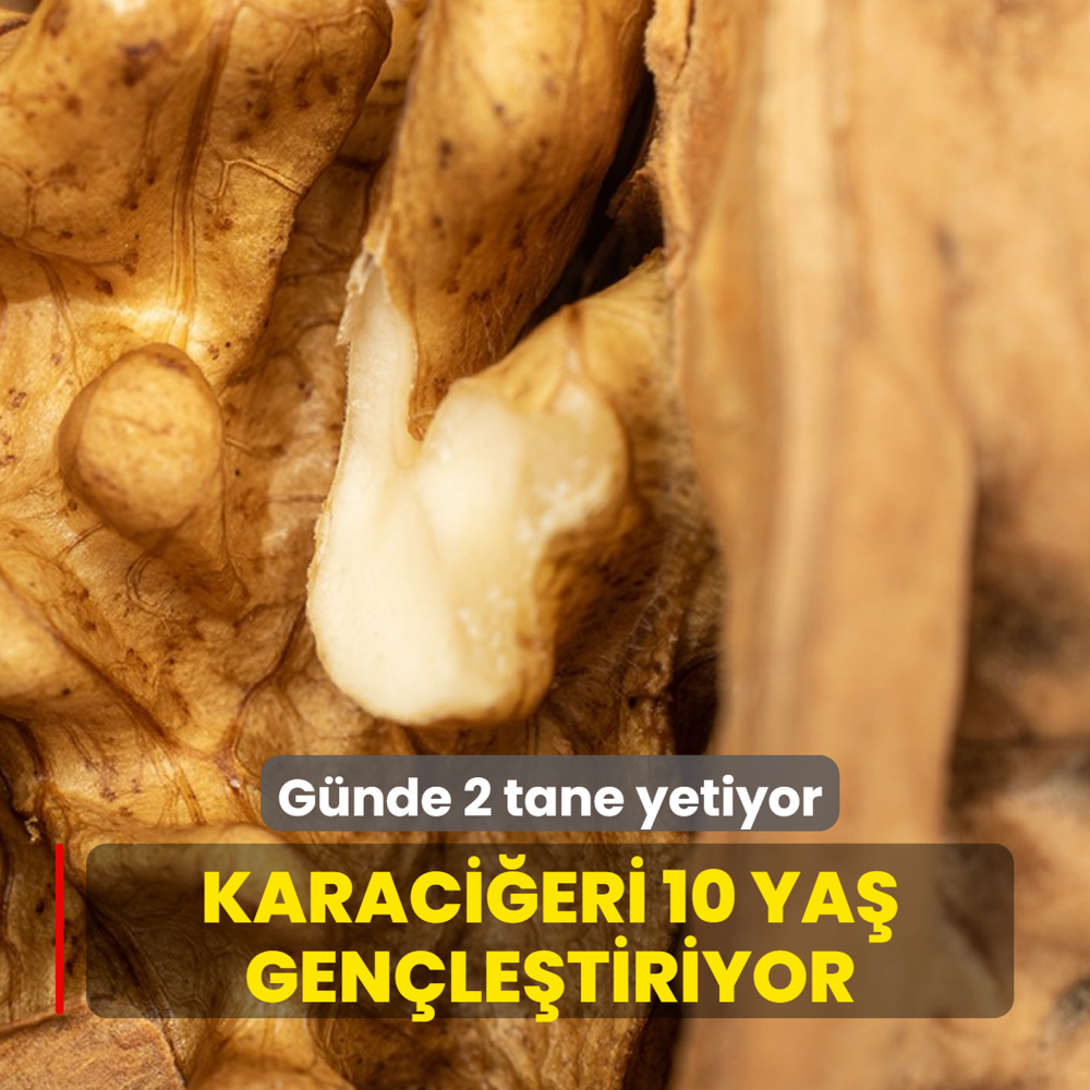 G�nde sadece 2 tane yiyin: Karaci�eri 10 ya� gen�le�tiren besin