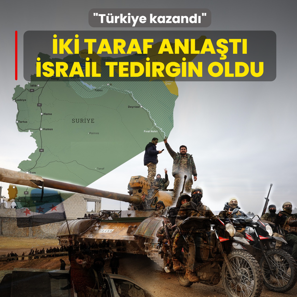 �ki taraf anla�t�, �srail tedirgin oldu: T�rkiye kazand�