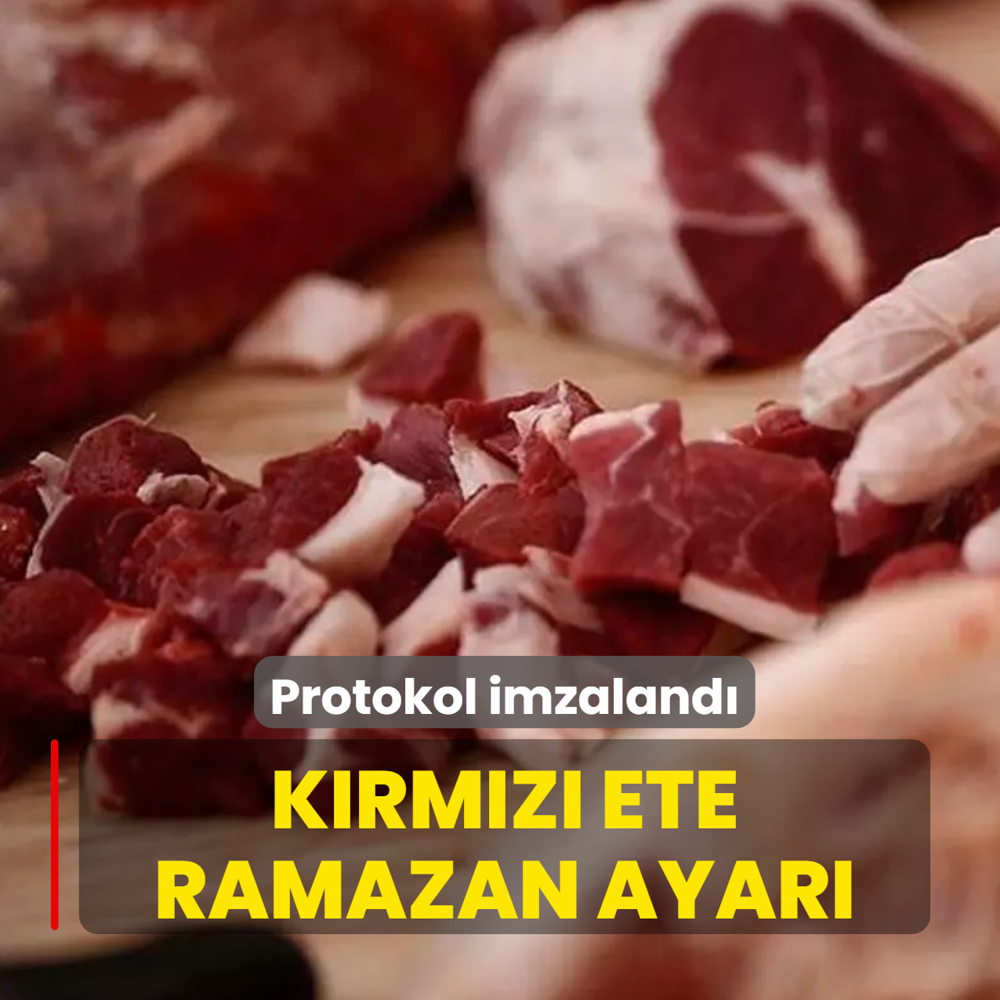 K�rm�z� ete ramazan d�zenlemesi! Protokol imzaland�