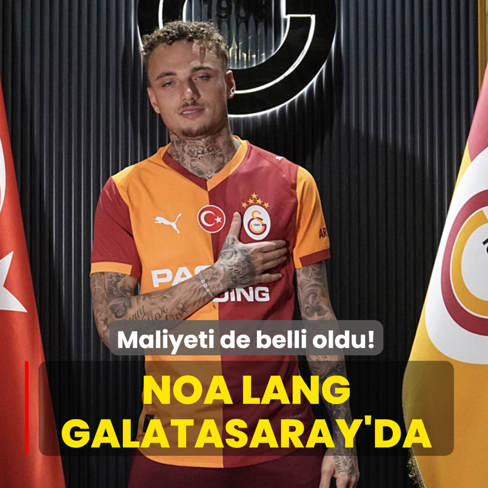 Maliyeti belli oldu! Galatasaray Noa Lang'� duyurdu