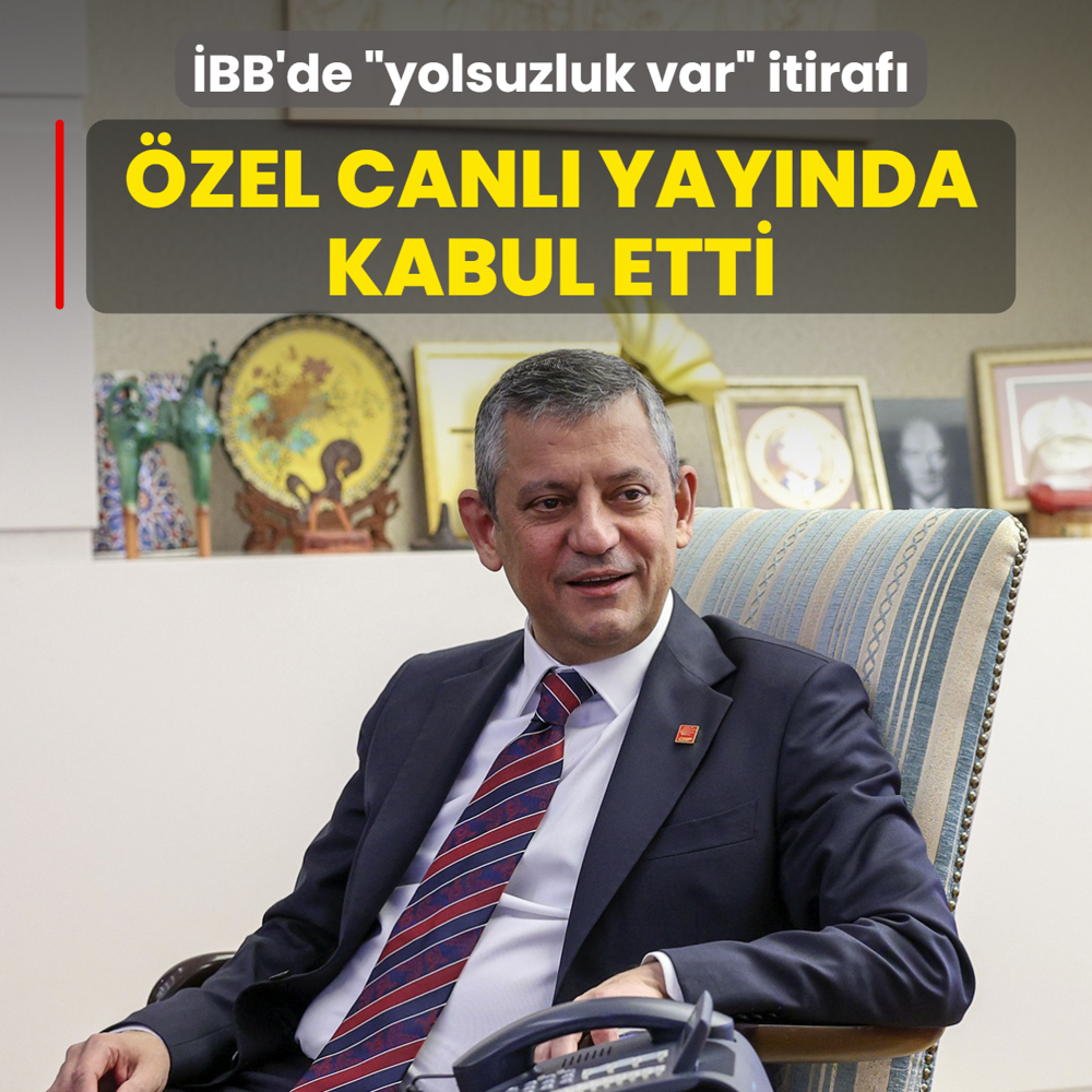 �BB'de �yolsuzluk var� itiraf�! �zel canl� yay�nda kabul etti