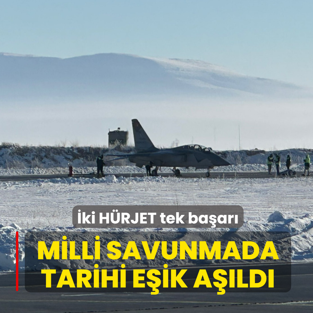 �ki H�RJET tek ba�ar�! Milli savunmada tarihi e�ik a��ld�