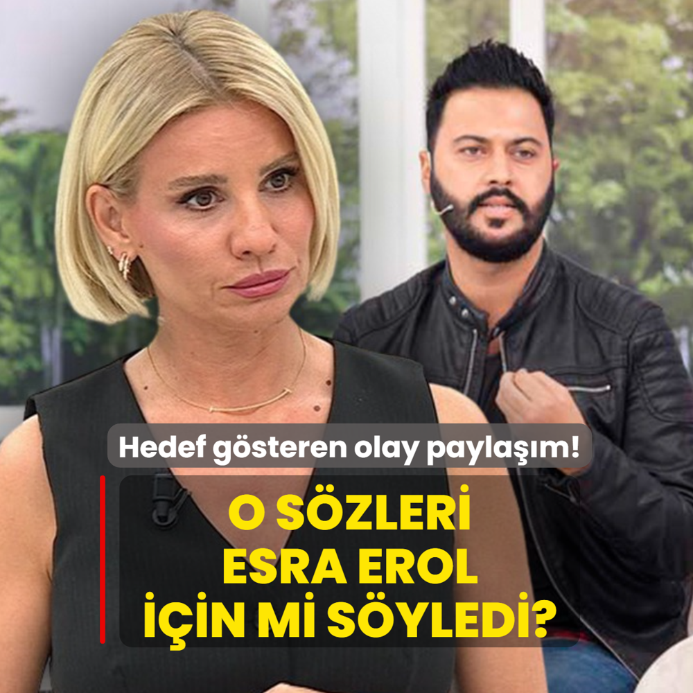 Caner Toygar'dan hedef g�steren olay payla��m! O s�zleri Esra Erol'a m�?