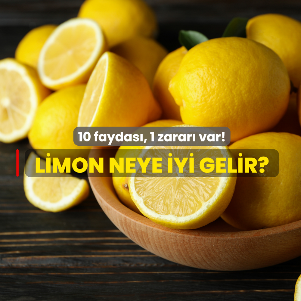 Limon neye iyi gelir? Limonun 10 faydas�, 1 zarar�...