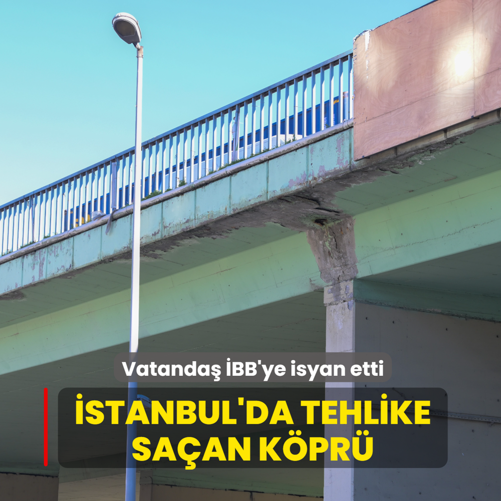 �stanbul'da tehlike sa�an k�pr�... Vatanda� �BB'ye isyan etti