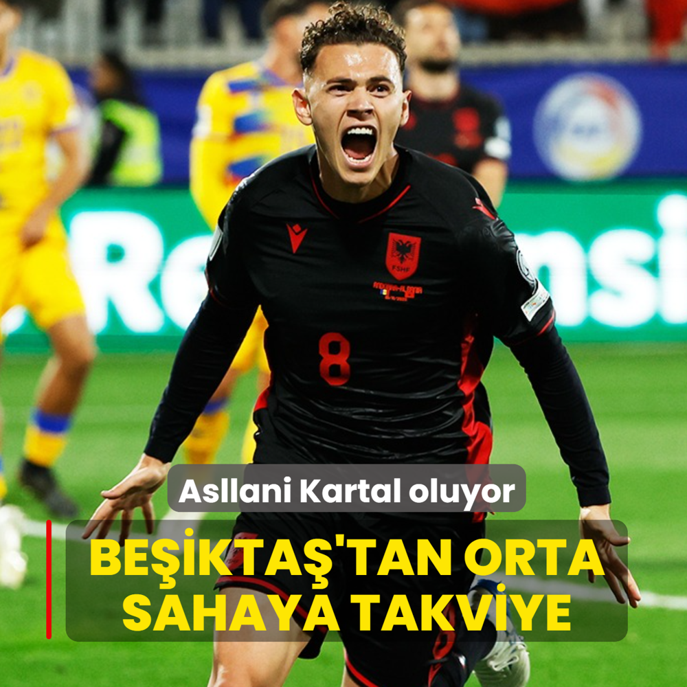Be�ikta�'tan orta sahaya takviye! Kristjan Asllani Kartal oluyor
