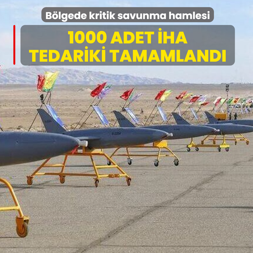 B�lgede kritik savunma hamlesi... 1000 adet �HA tedariki tamamland�