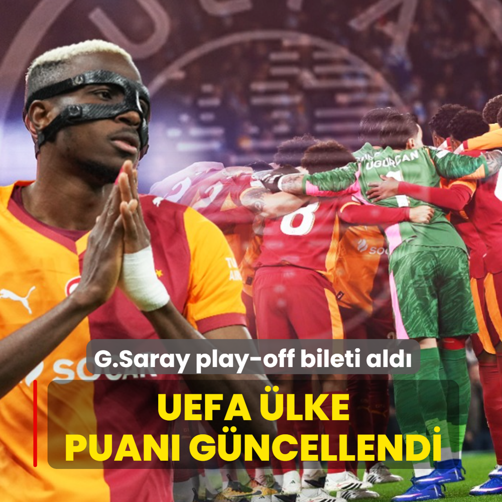 Galatasaray Devler Ligi'nde play-off bileti ald�! UEFA �lke puan� g�ncellendi
