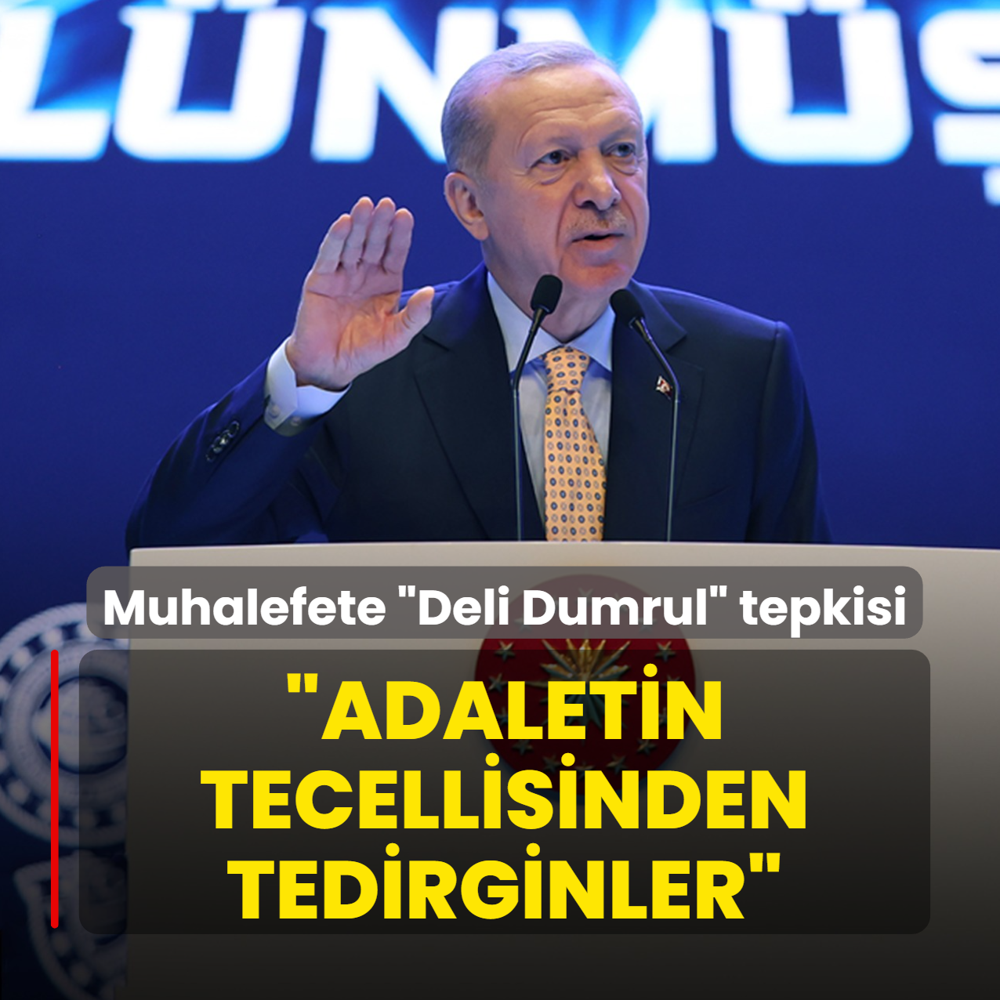 Ba�kan Erdo�an'dan muhalefete �Deli Dumrul� tepkisi: Adaletin tecellisinden tedirginler