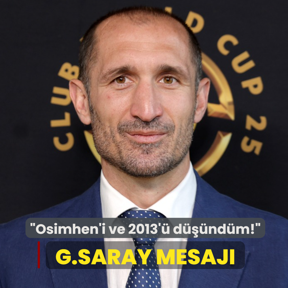 Chiellini'den Galatasaray mesaj�! �Hem Osimhen'i hem de 2013'� d���nd�m�