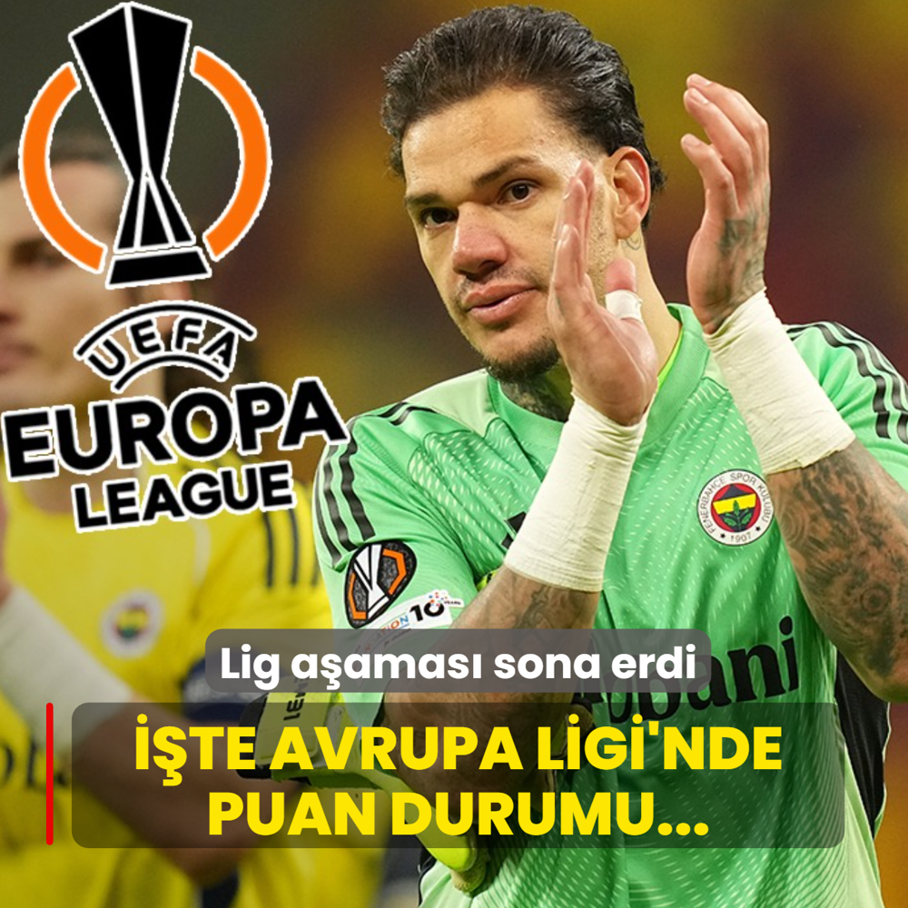 Lig a�amas� sona erdi! Avrupa Ligi'nde puan durumu...