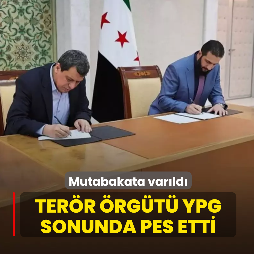 Ter�r �rg�t� YPG sonunda pes etti! Mutabakata var�ld�