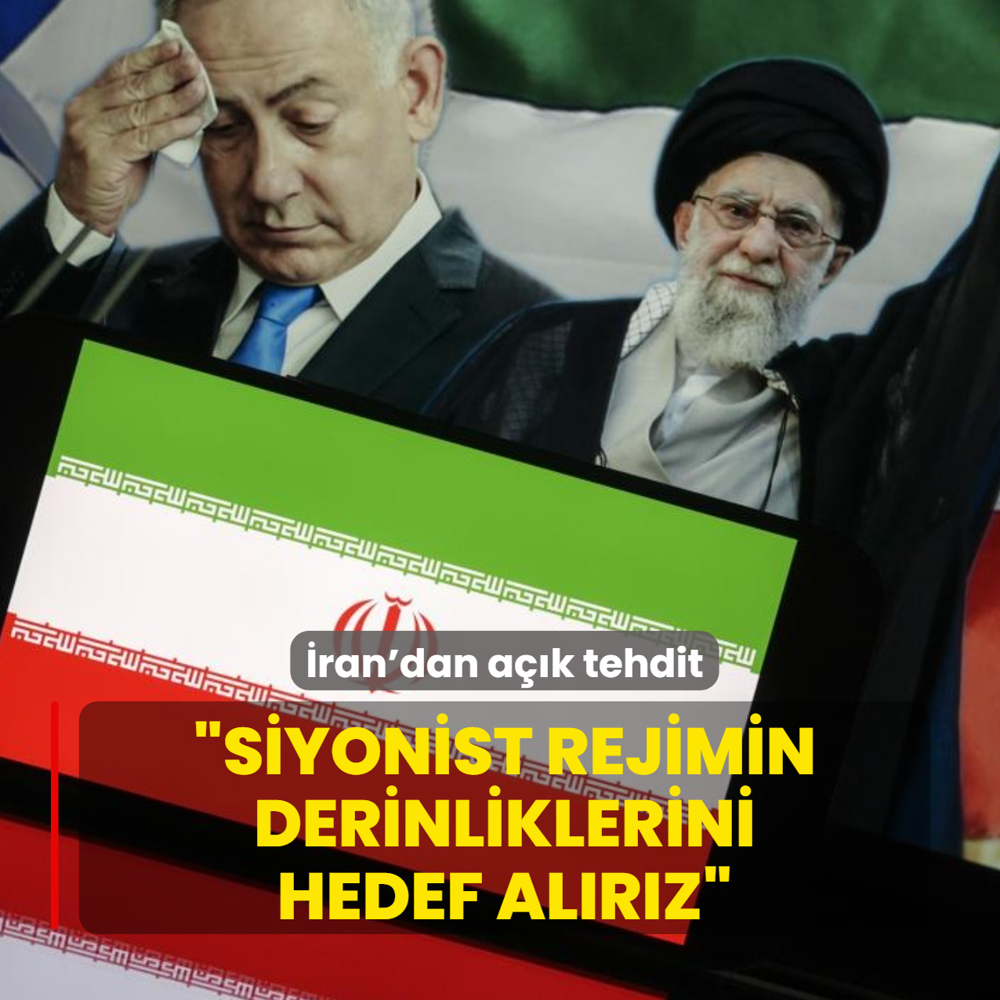 �ran'dan a��k tehdit: Siyonist rejimin derinliklerini hedef al�r�z