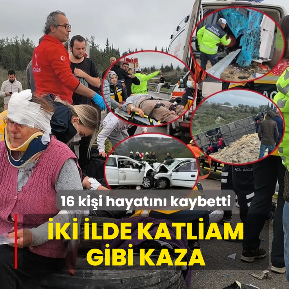 �ki ilde katliam gibi kaza: �ok say�da can kayb� var
