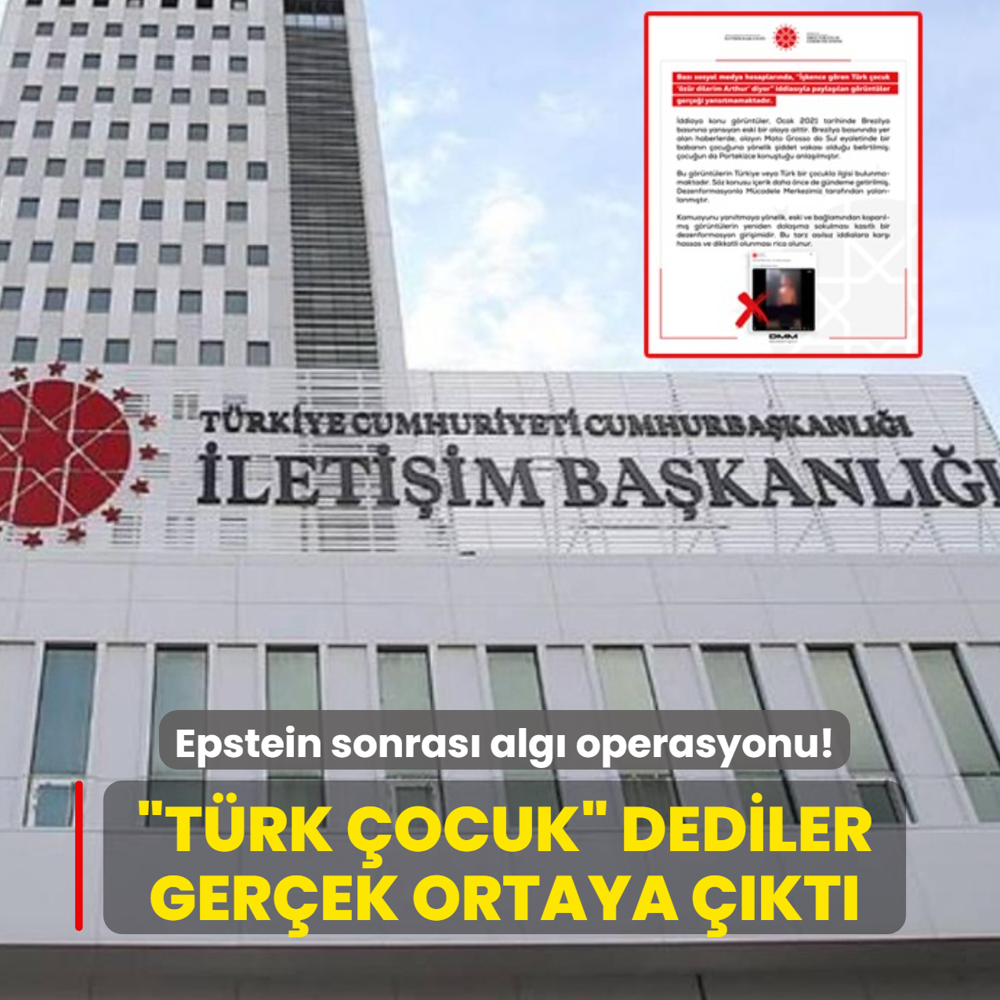 Epstein skandal� sonras� alg� operasyonu! �T�rk �ocuk� dediler, ger�ek ortaya ��kt�