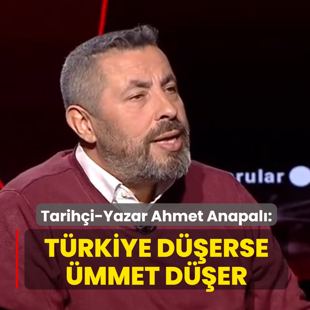 Tarih�i-Yazar Ahmet Anapal�: T�rkiye d��erse �mmet d��er