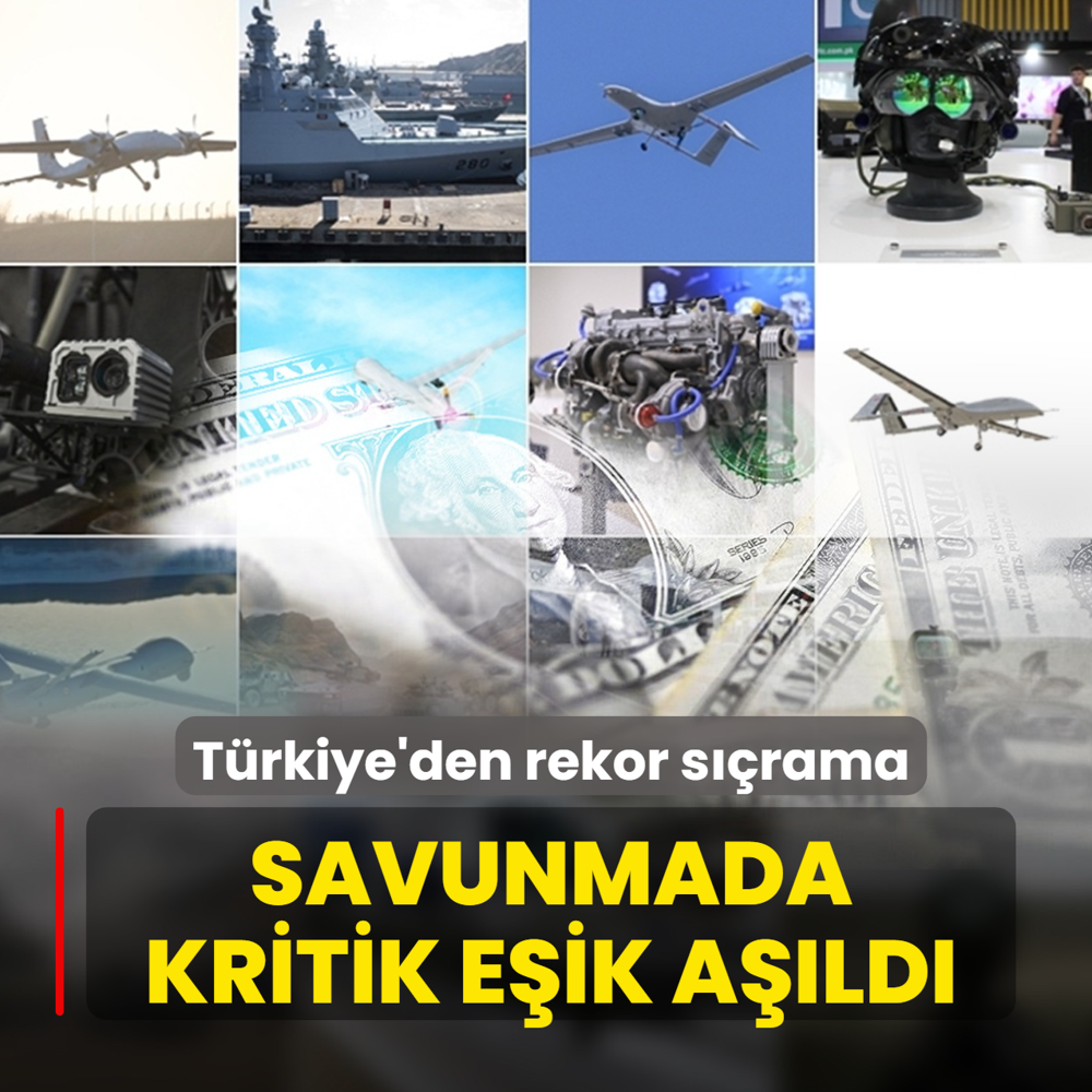 T�rkiye'den rekor s��rama! Savunmada kritik e�ik a��ld�