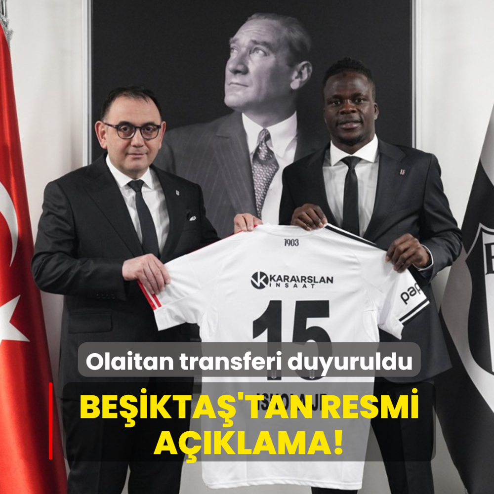 Be�ikta�'tan resmi a��klama! Junior Olaitan transferi duyuruldu