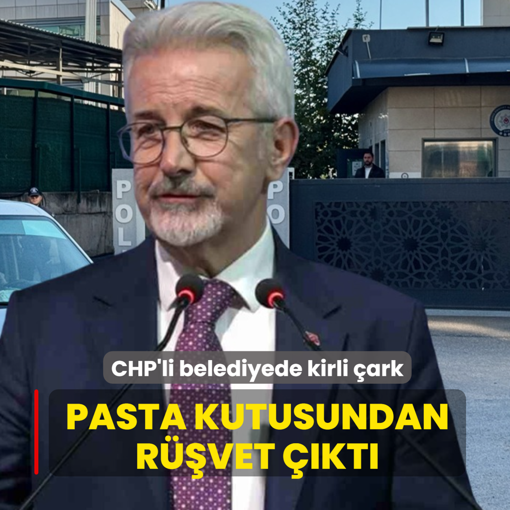 CHP'li belediyede kirli �ark: Pasta kutusundan r��vet ��kt�