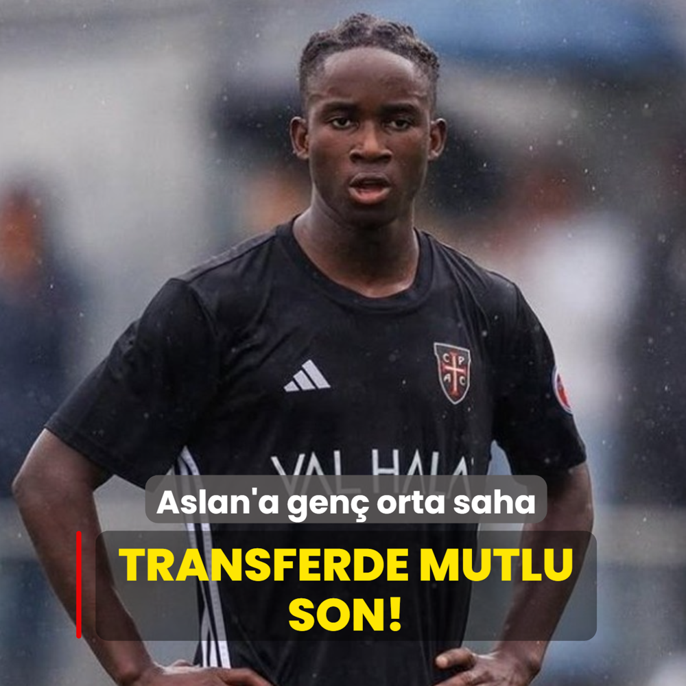 Transferde mutlu son! Aslan'a gen� orta saha