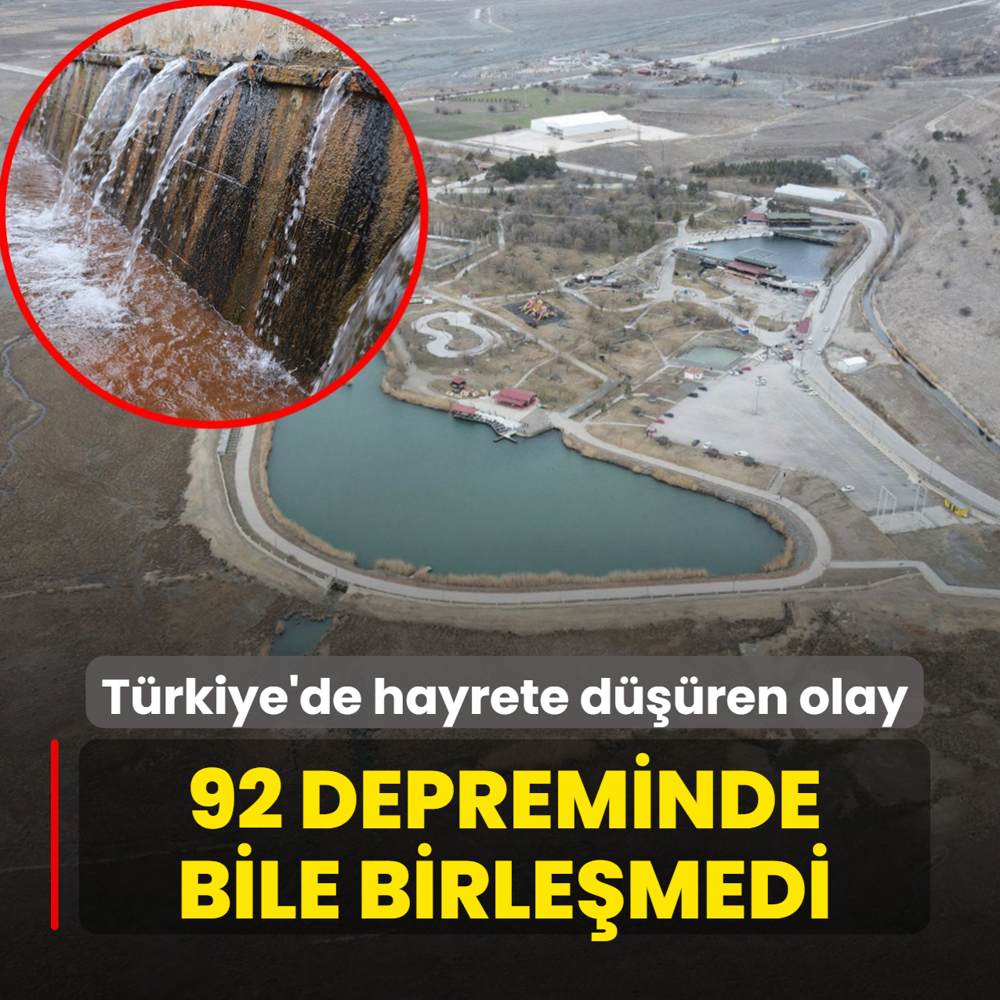 T�rkiye'de hayrete d���ren olay! 92 depreminde bile birle�medi