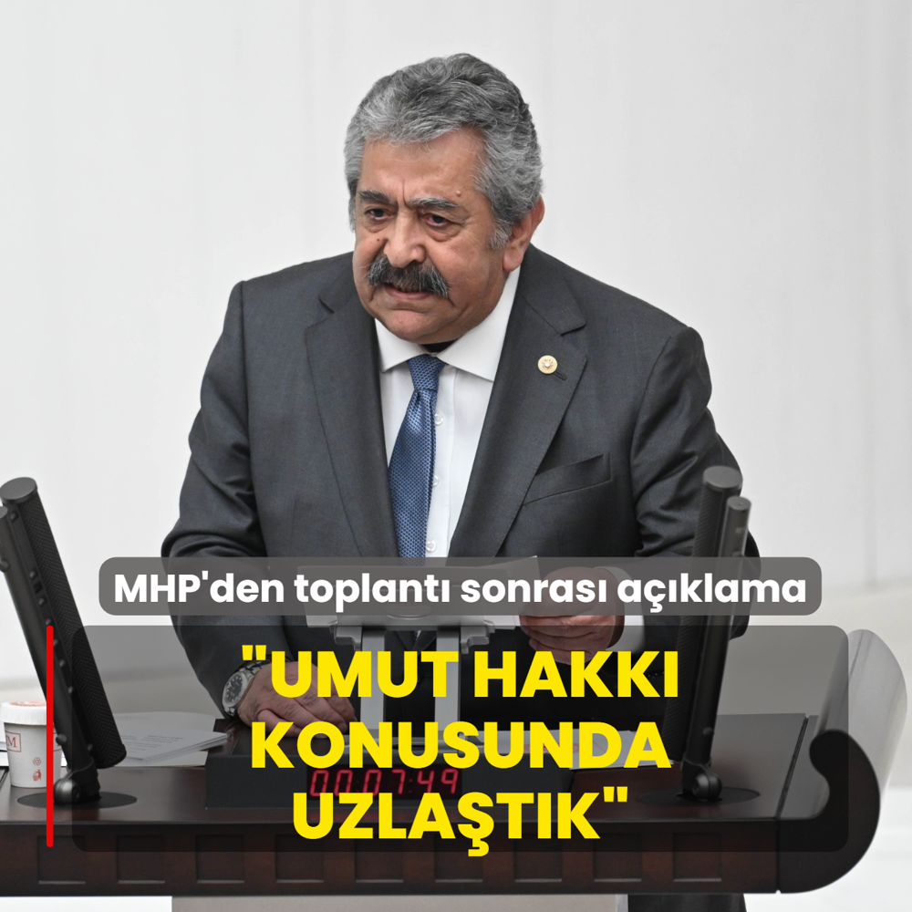MHP Genel Ba�kan Yard�mc�s� Feti Y�ld�z: Umut hakk� konusunda uzla�t�k