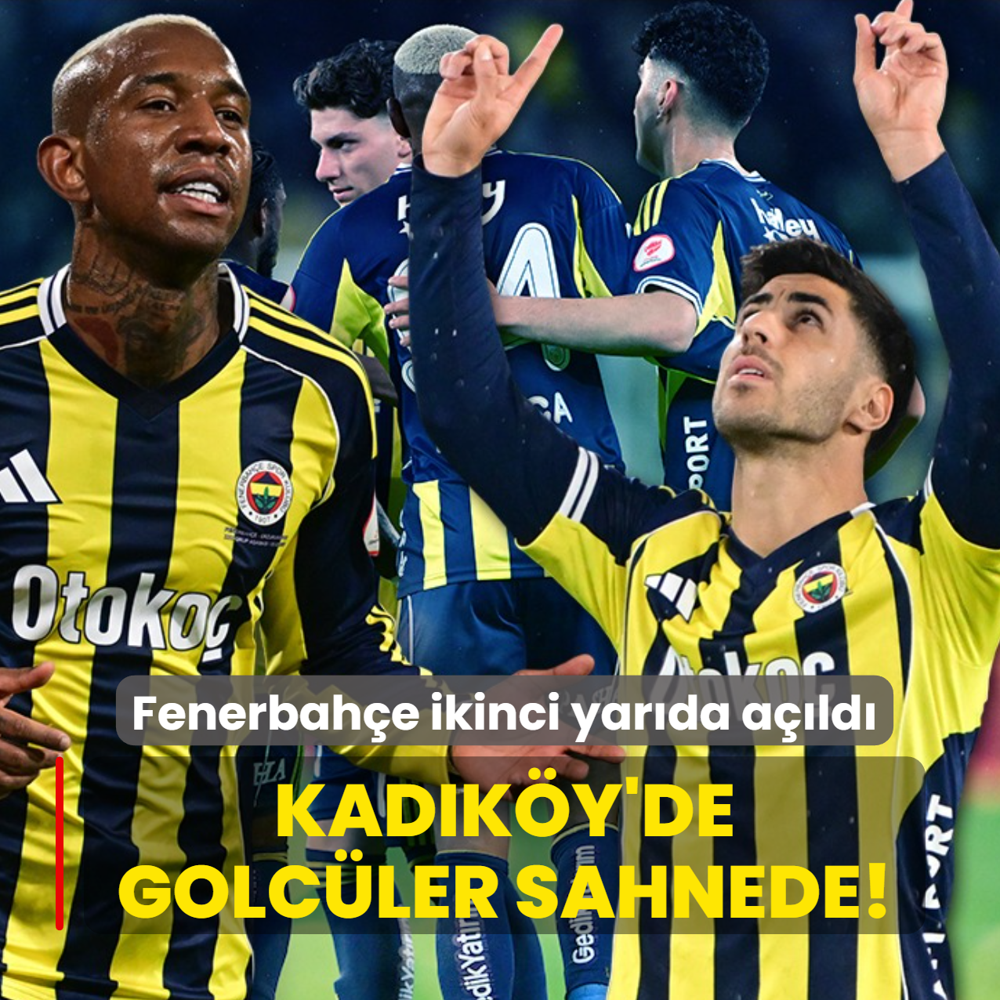 Kad�k�y'de golc�ler sahnede! Fenerbah�e ikinci yar�da a��ld�