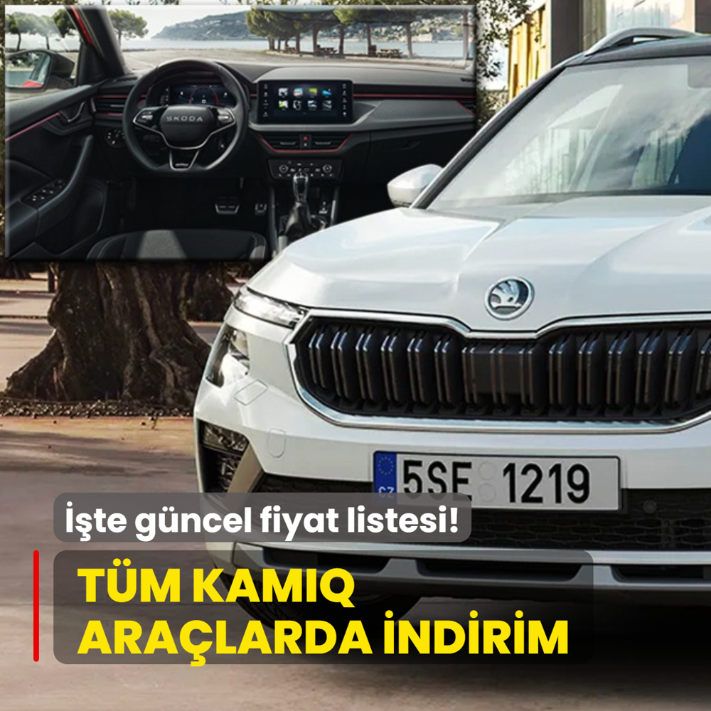 SUV alacaklar baks�n: T�m Kamiq donan�mlarda indirim! ��te g�ncel ara� fiyat listesi...